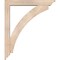 Ekena Millwork Thorton Traditional Smooth Bracket w/ Offset Brace, Douglas Fir, 5 1/2"W x 34"D x 40"H BKT0604X34X40THR01SDF - alternate 4